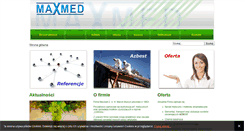 Desktop Screenshot of maxmed.pl