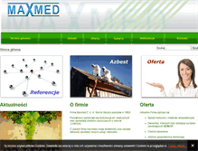 Tablet Screenshot of maxmed.pl
